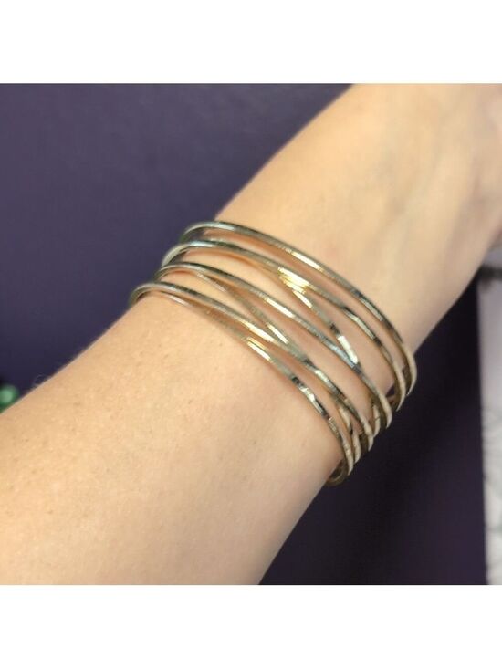 sugarfix Jewelry - Shiney Sugar fix Multi strand Cuff Bracelet
